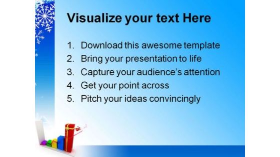 Sales Graph Christmas PowerPoint Templates And PowerPoint Backgrounds 0611