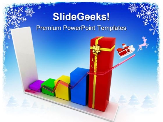 Sales Graph Christmas PowerPoint Templates And PowerPoint Backgrounds 0611