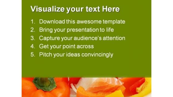 Salmon Kabob Food PowerPoint Templates And PowerPoint Backgrounds 0211
