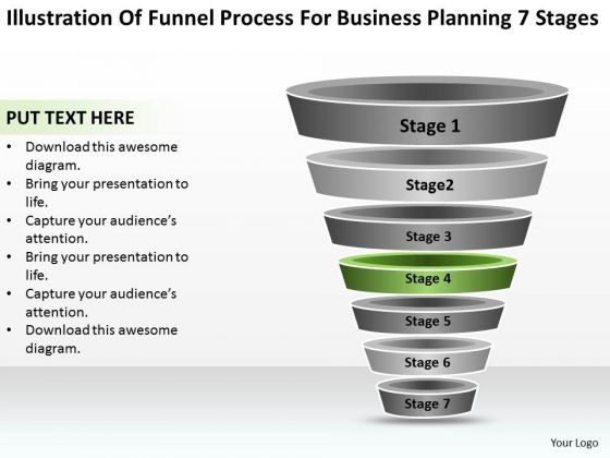 Sample Business PowerPoint Presentation For Planning 7 Stages Ppt Slide