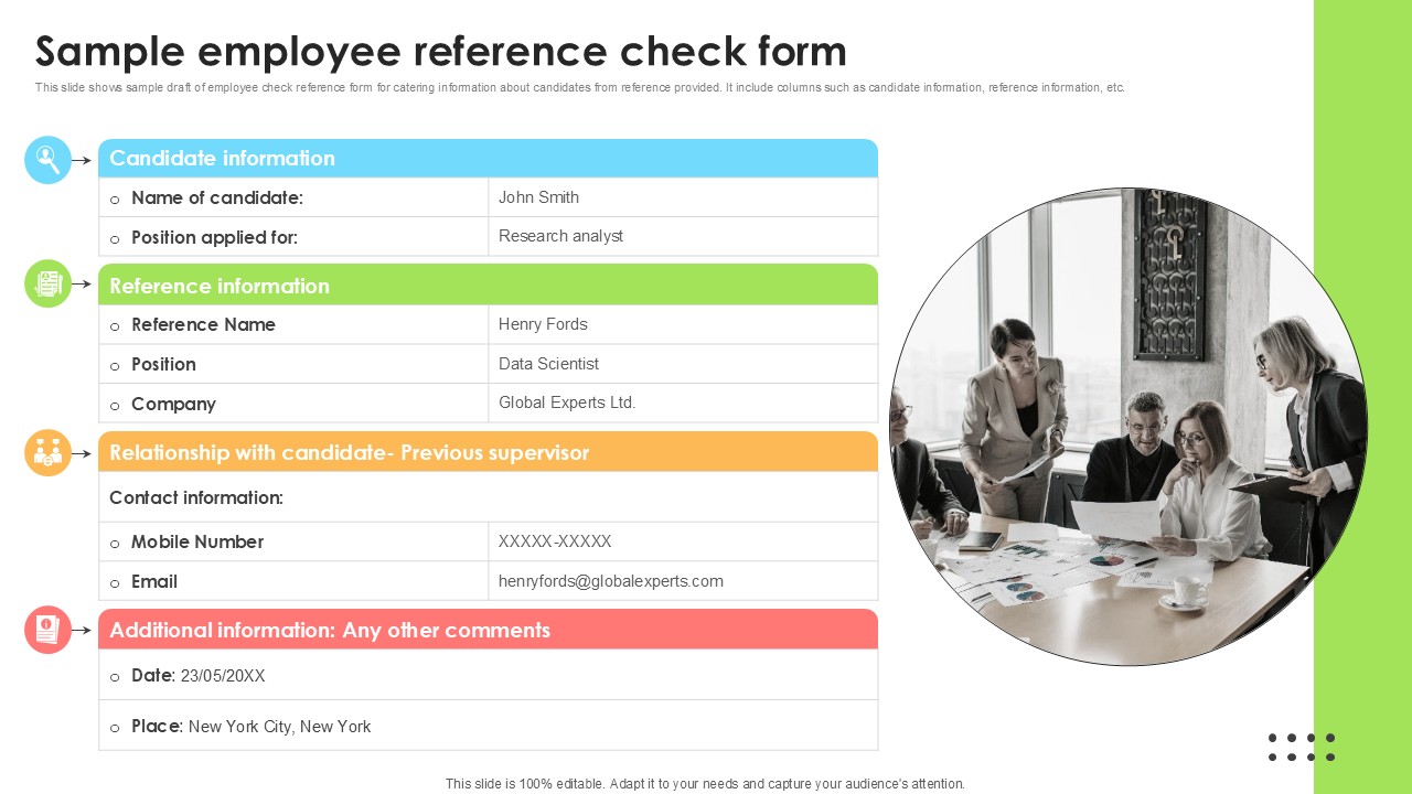 Sample Employee Reference Check Employee Attraction And Competency Ppt Template