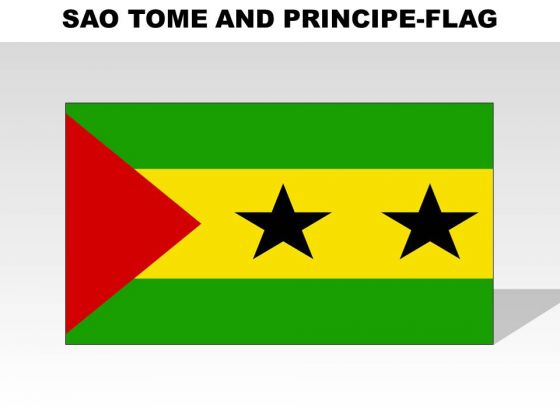 Sao Tome And Principe Country PowerPoint Flags