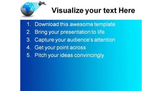 Satellite Broadcasting Communication PowerPoint Templates And PowerPoint Backgrounds 0311