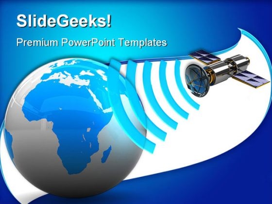 Satellite Broadcasting Communication PowerPoint Templates And PowerPoint Backgrounds 0311