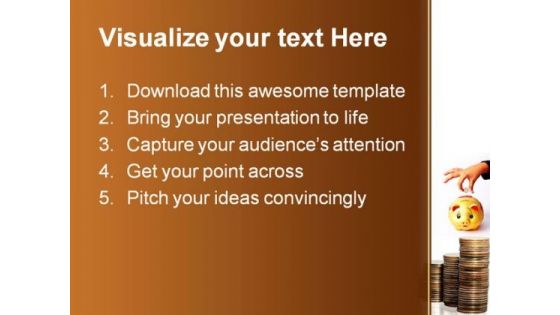Save Money Finance PowerPoint Backgrounds And Templates 1210