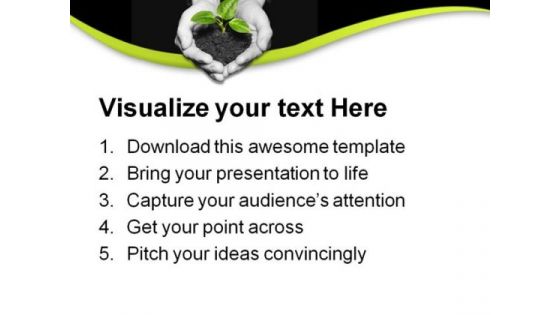 Save Plant Nature PowerPoint Templates And PowerPoint Backgrounds 0511