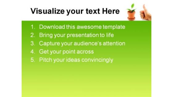 Save Plant Nature PowerPoint Themes And PowerPoint Slides 0711