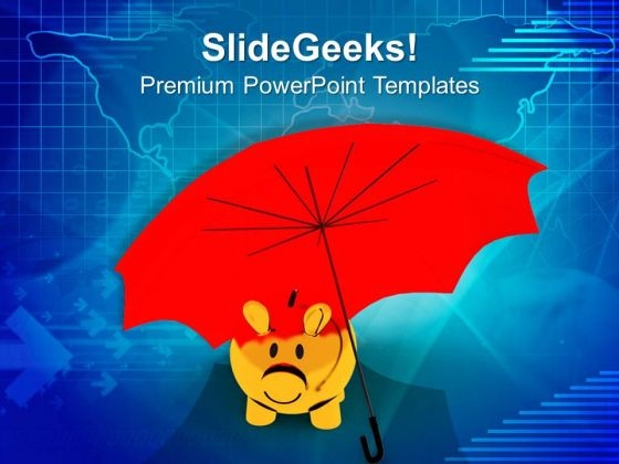 Save The Money Concept Business PowerPoint Templates Ppt Backgrounds For Slides 0513