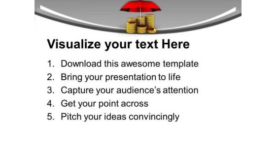 Save Your Money From Market Risks PowerPoint Templates Ppt Backgrounds For Slides 0413