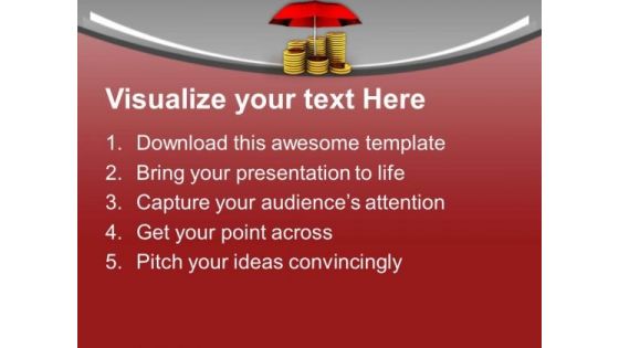 Save Your Money From Market Risks PowerPoint Templates Ppt Backgrounds For Slides 0413