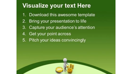 Save Your Money In Piggy Bank PowerPoint Templates Ppt Backgrounds For Slides 0513