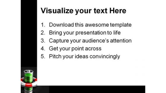 Saving Battery Power Technology PowerPoint Themes And PowerPoint Slides 0511