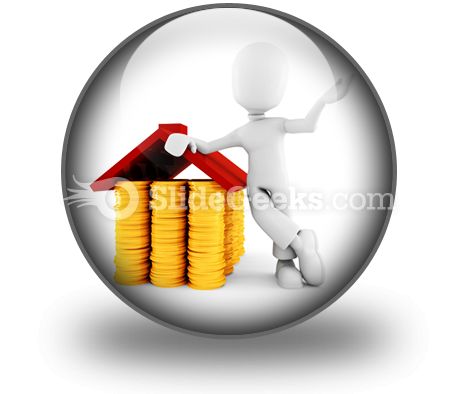 Saving Money For Home PowerPoint Icon C