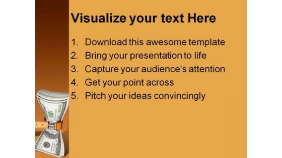 Saving Money PowerPoint Background And Template 1210
