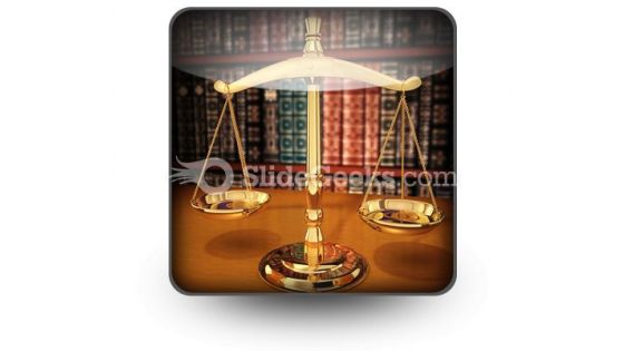 Scales Of Justice PowerPoint Icon S