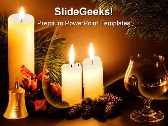 Scene Christmas PowerPoint Template 0610