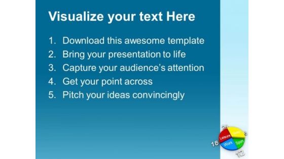 Schedule Planner For Leisure Work And Sleep PowerPoint Templates Ppt Backgrounds For Slides 0513