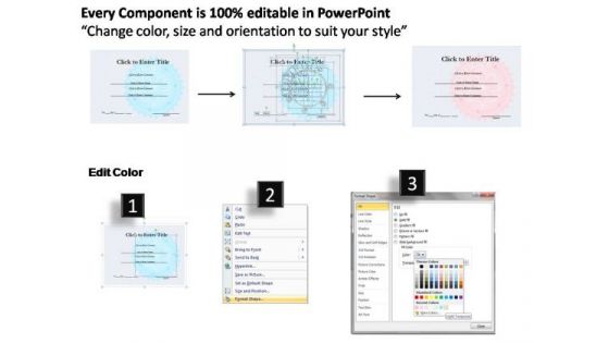 School Achievement Certificate PowerPoint Templates