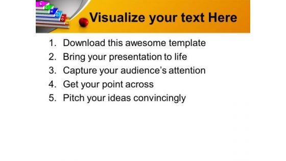 School Blocks And Books Education PowerPoint Templates Ppt Background For Slides 1112