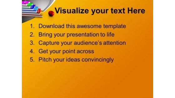 School Blocks And Books Education PowerPoint Templates Ppt Background For Slides 1112