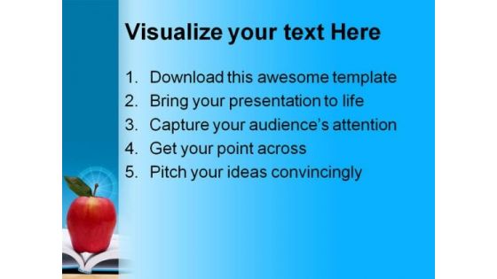School Book Education PowerPoint Backgrounds And Templates 1210