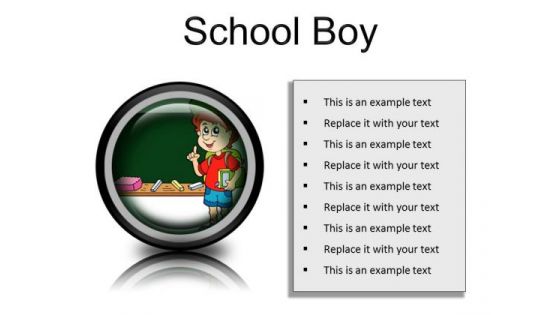School Boy Children PowerPoint Presentation Slides Cc