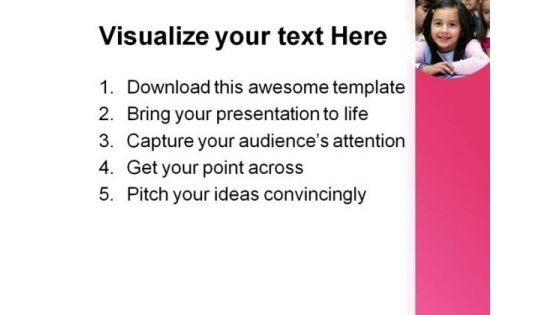School Girl Education PowerPoint Backgrounds And Templates 1210