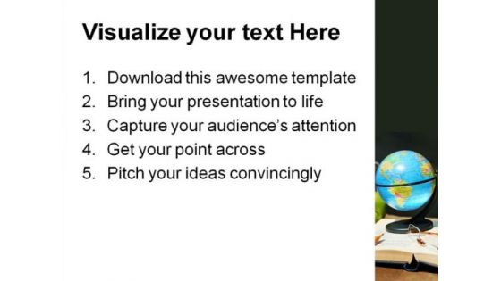 School Studies Education PowerPoint Template 1110