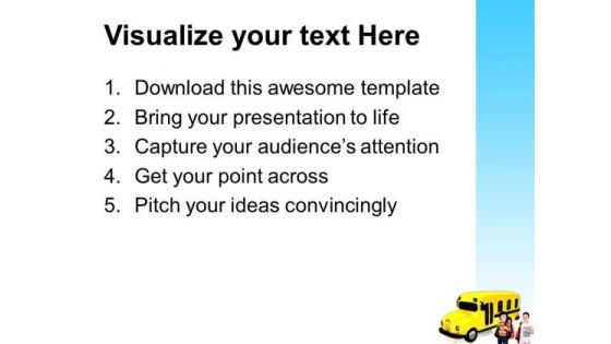 School Theme With Kids Picture PowerPoint Templates Ppt Backgrounds For Slides 0413