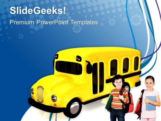 School Theme With Kids Picture PowerPoint Templates Ppt Backgrounds For Slides 0413