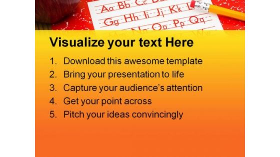 School Work Education PowerPoint Backgrounds And Templates 1210