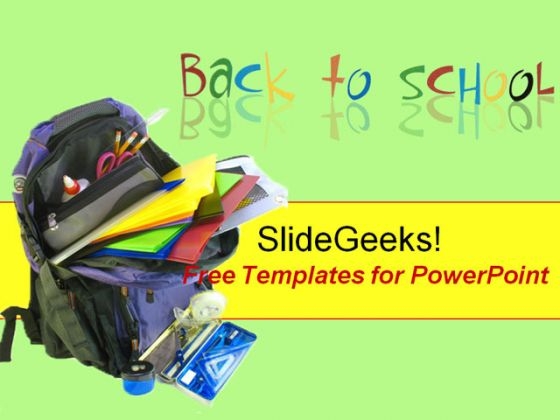 Back to School Children PowerPoint Template