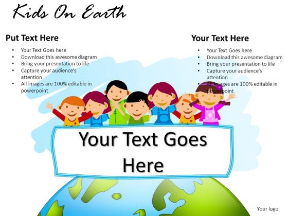 Science Kids On Earth PowerPoint Slides And Ppt Diagram Templates