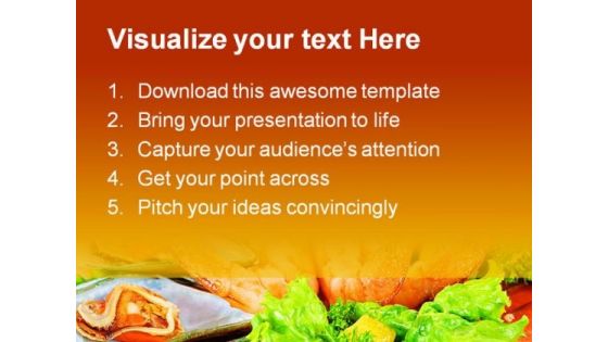 Sea Food PowerPoint Backgrounds And Templates 0111