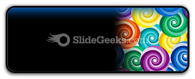 Seamless Vivid Swirl Pattern PowerPoint Icon R