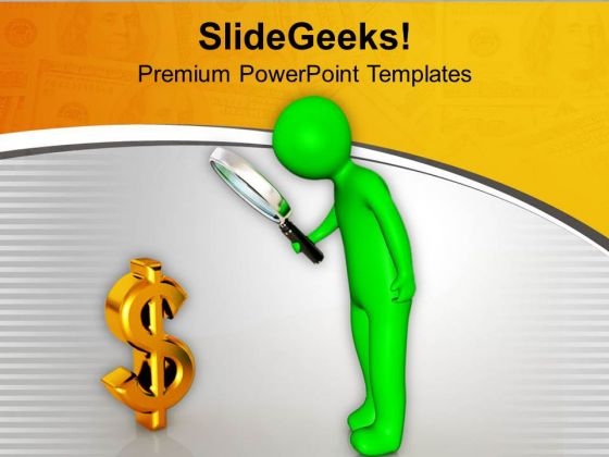 Search Financial Support For Business PowerPoint Templates Ppt Backgrounds For Slides 0713