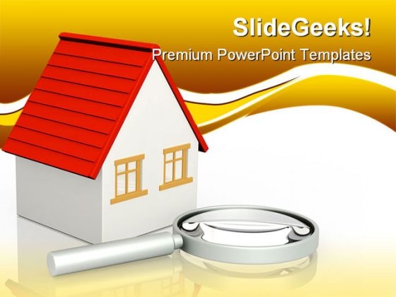 Search Of Home Real Estate PowerPoint Templates And PowerPoint Backgrounds 0811