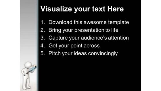 Search The Key Factors In Business PowerPoint Templates Ppt Backgrounds For Slides 0613