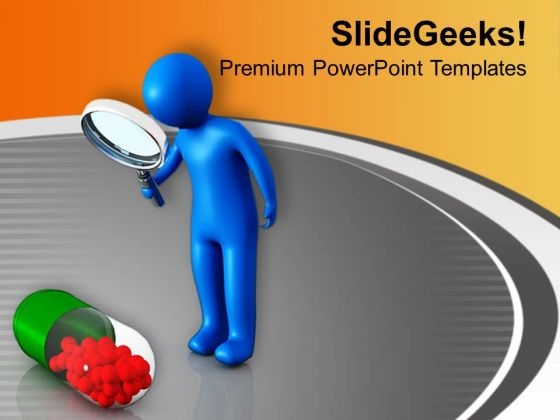 Search The Right Medicine For Health PowerPoint Templates Ppt Backgrounds For Slides 0713
