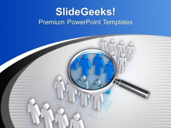 Searching Right People Is Hard PowerPoint Templates Ppt Backgrounds For Slides 0713