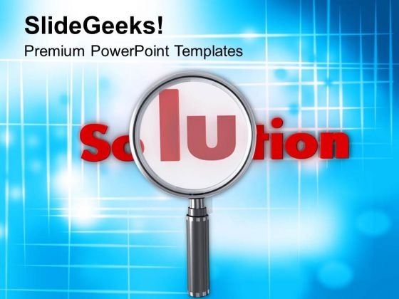 Searching The Business Solution Strategies PowerPoint Templates Ppt Backgrounds For Slides 0513