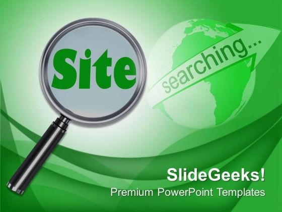Searching The New Website Internet PowerPoint Templates Ppt Backgrounds For Slides 0513