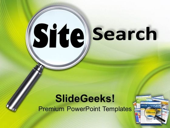 Searching The Website Internet Concept PowerPoint Templates Ppt Backgrounds For Slides 0513