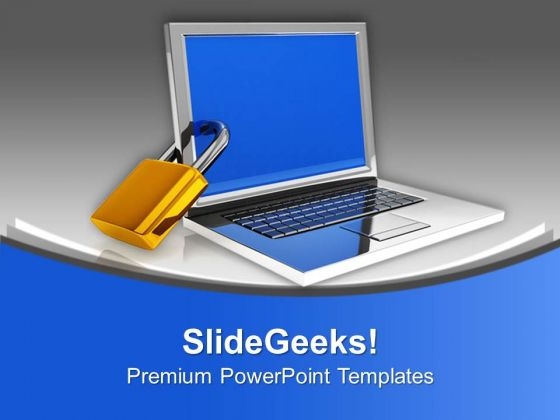 Secure Your Pc From Viruses PowerPoint Templates Ppt Backgrounds For Slides 0413