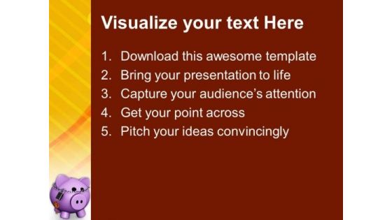 Secure Your Small Savings PowerPoint Templates Ppt Backgrounds For Slides 0413
