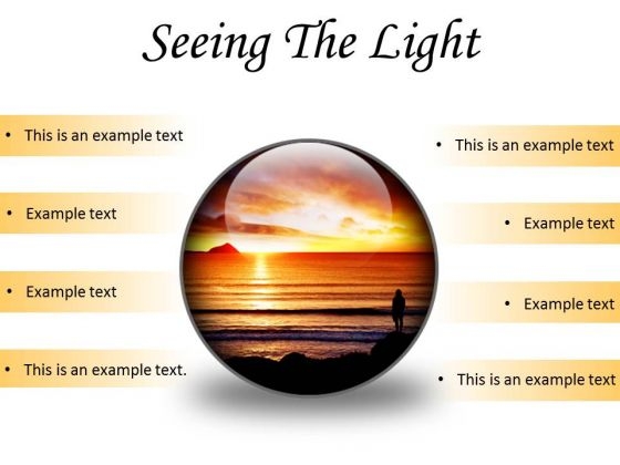 Seeing The Light Nature PowerPoint Presentation Slides C