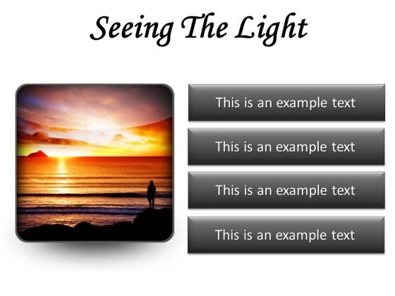 Seeing The Light Nature PowerPoint Presentation Slides S
