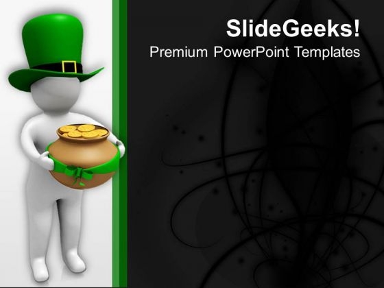 Send Wishes Of Patricks Day PowerPoint Templates Ppt Backgrounds For Slides 0713