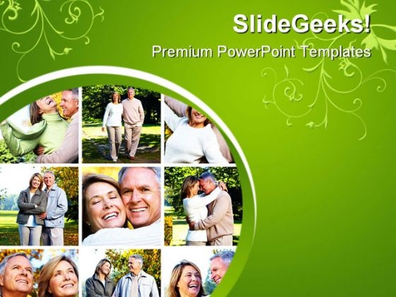 Senior Couples Lifestyle PowerPoint Themes And PowerPoint Slides 0411