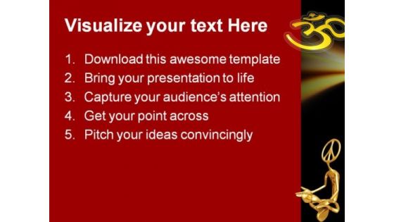 Serenity And Peace Lifestyle PowerPoint Templates And PowerPoint Backgrounds 0311